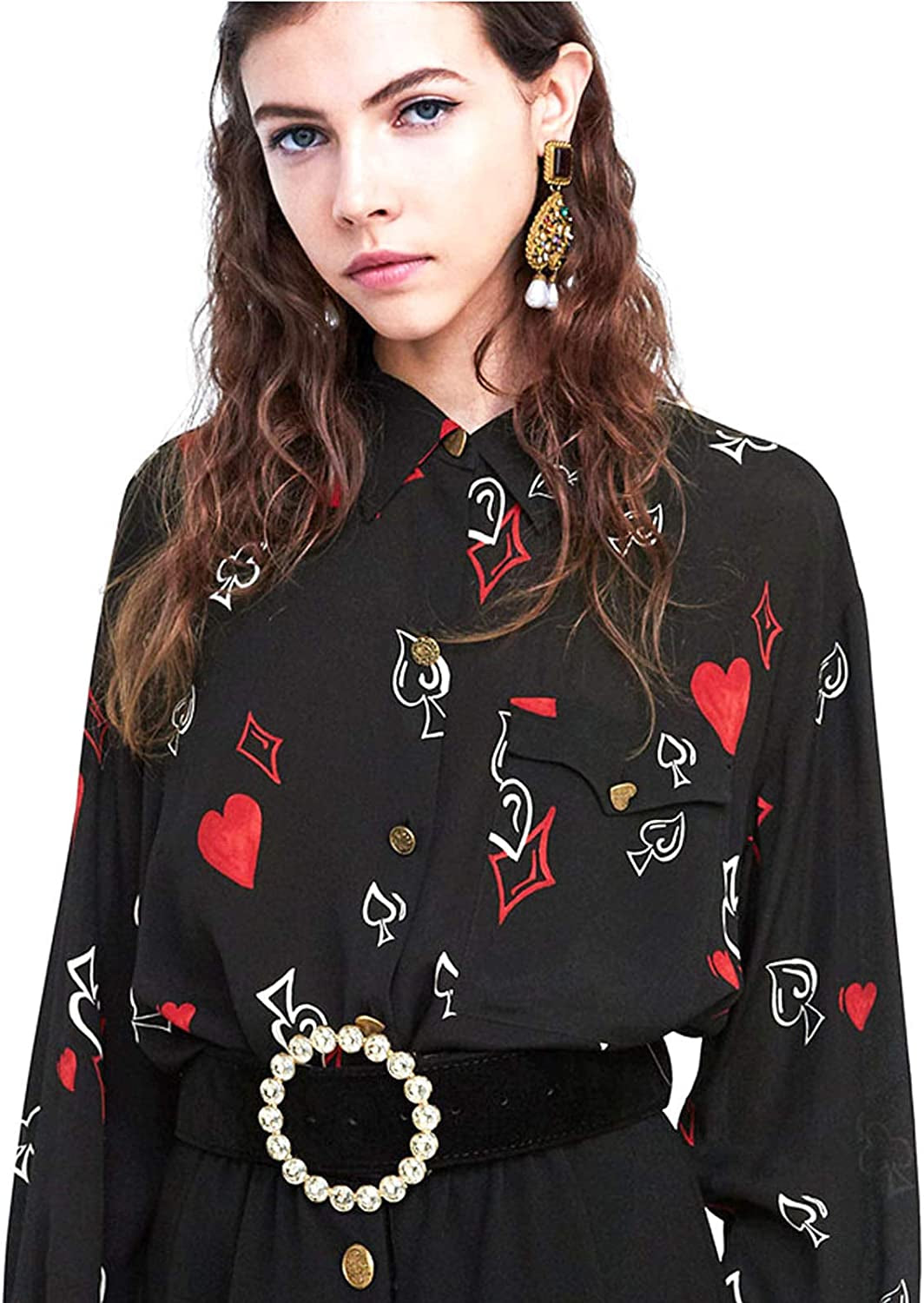 Fashion Designer Belts for Women,Leather Belts for Jeans Dress Pants with Gorgeous Crystal Buckle,Statement Gift for Women Apparel & Accessories > Clothing Accessories > Belts Aidyfeso   