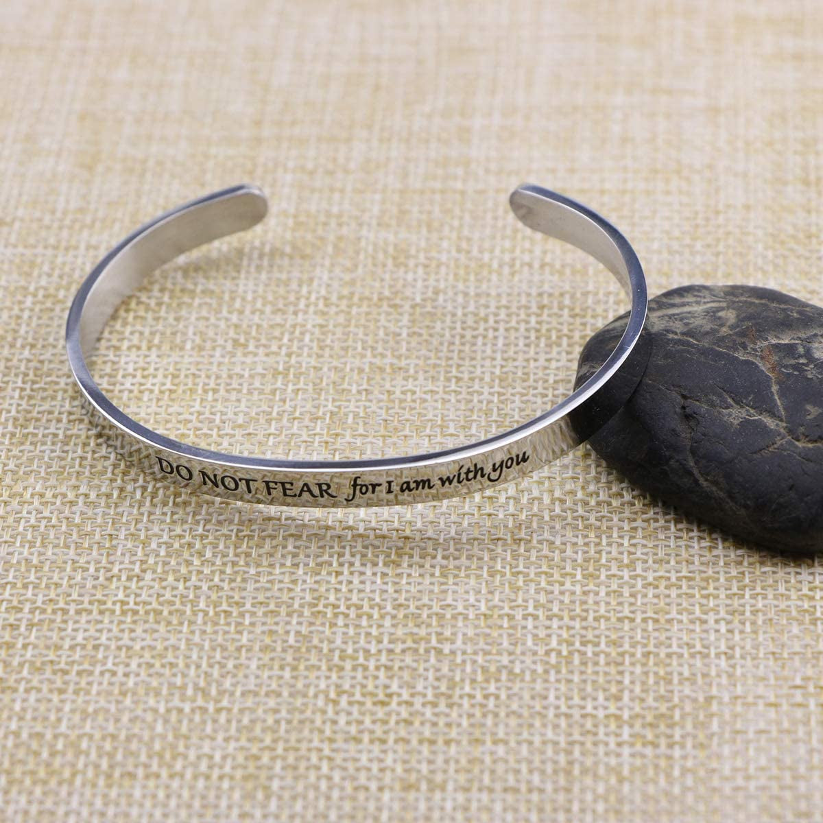 Christian Bracelets for Women Inspirational Gifts Bible Verse Religious Faith Jewelry Cuff Bracelet Mothers Day Christmas Birthday Jewelry for Her Mother Daughter Apparel & Accessories > Jewelry > Bracelets Memgift   