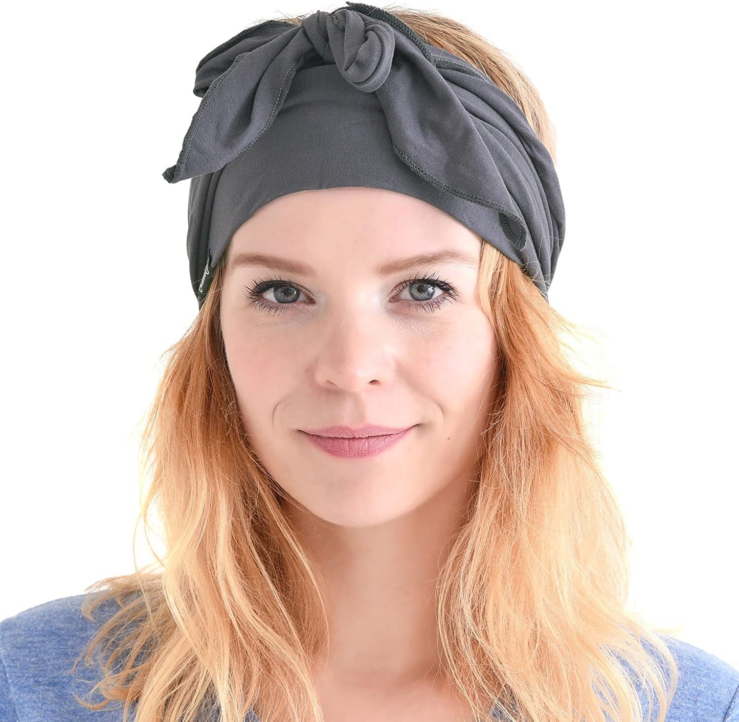 CHARM Japanese Headband Pirate Bandana - Men Ninja Head Wrap Women Hair Band Apparel & Accessories > Clothing Accessories > Bandanas & Headties Casualbox Dark Gray  