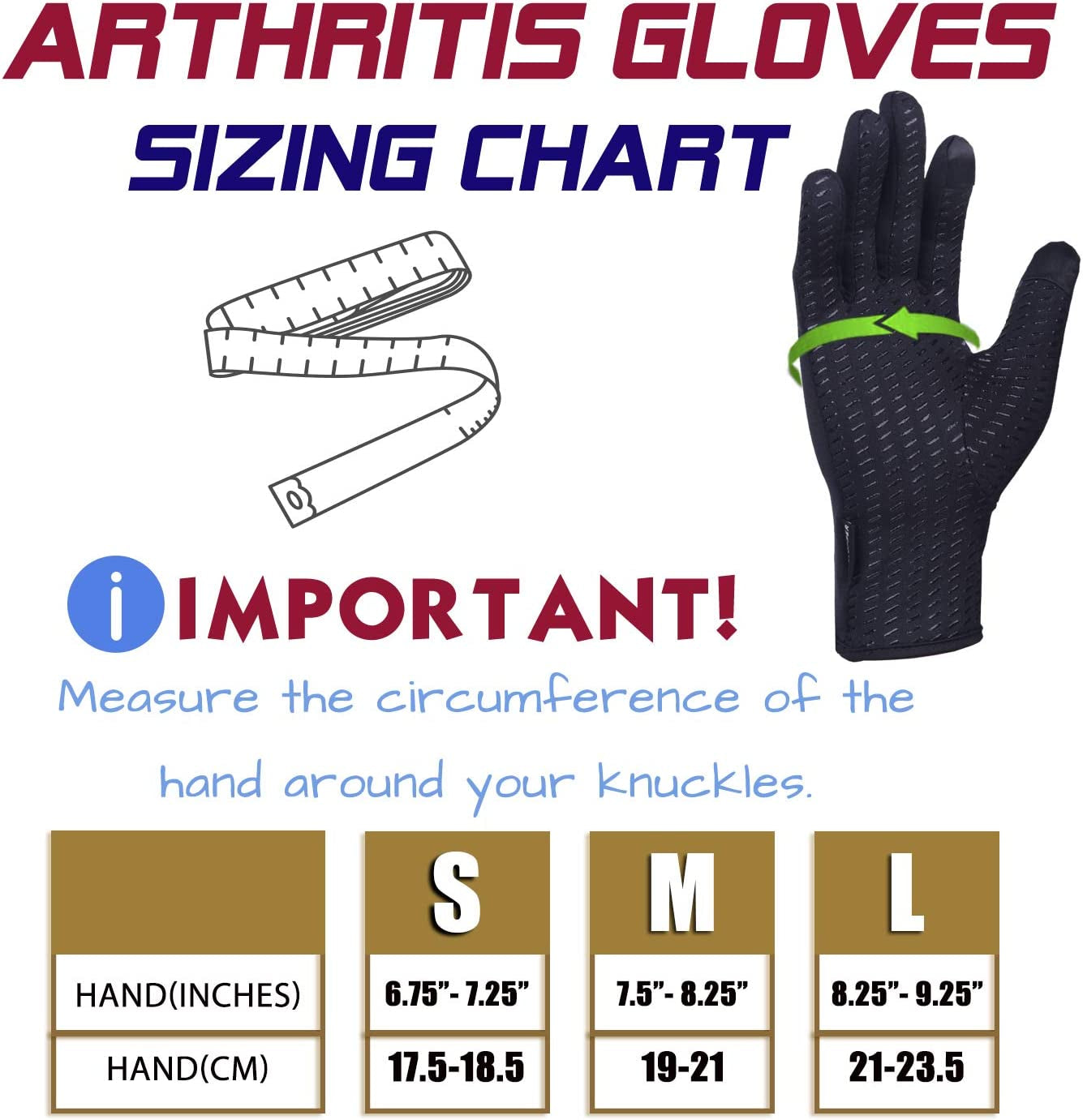 Thx4Copper Infused Compression Arthritis Glove,Carpal Tunnel, Typing, Support Apparel & Accessories > Clothing Accessories > Gloves & Mittens THX4COPPER   