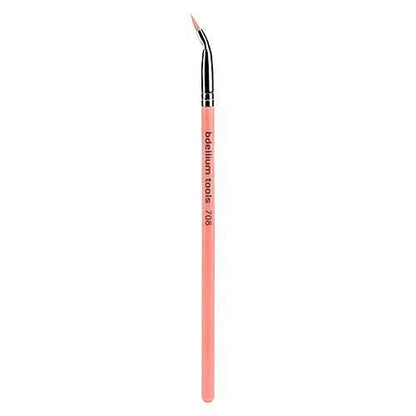 Bdellium Tools Professional Makeup Brush Pink Bambu Series - Bent Eyeliner 708 Health & Beauty > Personal Care > Cosmetics > Cosmetic Tools > Makeup Tools BDELLIUM TOOLS   