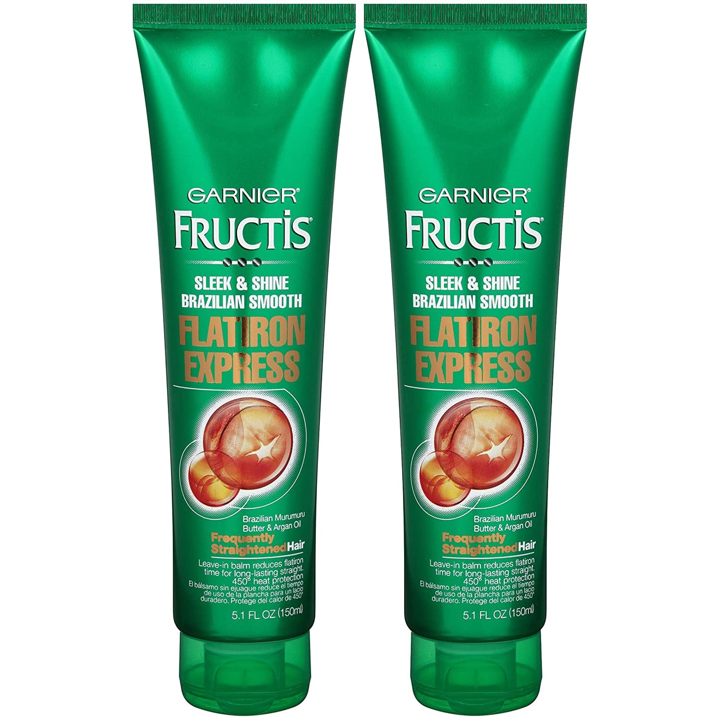 Garnier Hair Care Fructis Brazilian Smooth Flatirion Express, Difficult to Straighten Hair, 5.1 Fluid Ounce Health & Beauty > Personal Care > Hair Care Garnier   