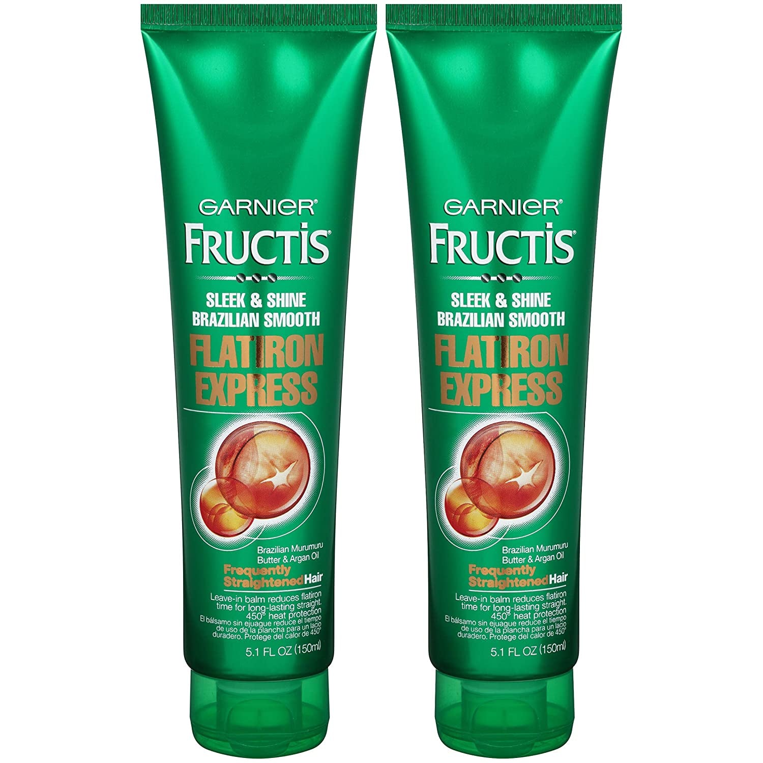 Garnier Hair Care Fructis Brazilian Smooth Flatirion Express, Difficult to Straighten Hair, 5.1 Fluid Ounce Health & Beauty > Personal Care > Hair Care Garnier   