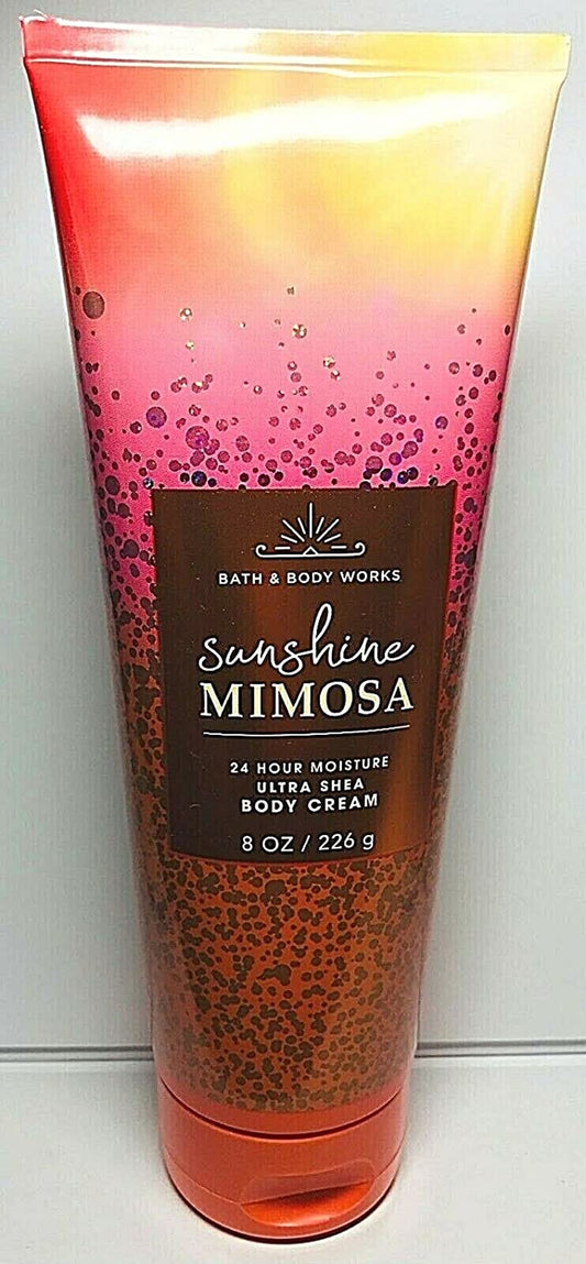 Bath and Body Works Sunshine Mimosa Ultra Shea Body Cream 8 Oz / 226 G Health & Beauty > Personal Care > Cosmetics > Bath & Body Bath & Body Works   