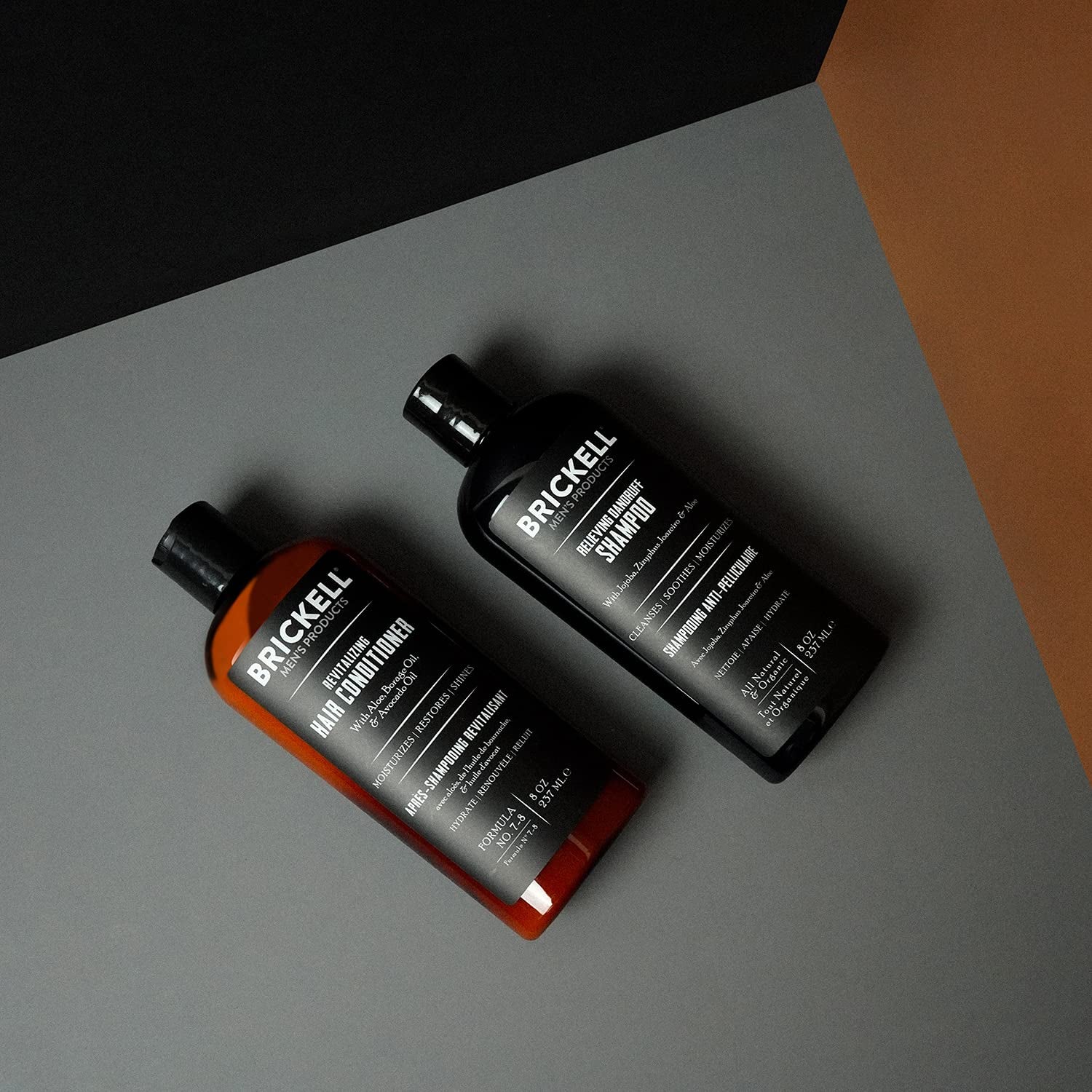 Brickell Men’S Daily Relieving Hair Care Routine, Dandruff Shampoo and Conditioner Set for Men, Ziziphus Joazeiro, Aloe and Jojoba Oil Shampoo, Strength and Volume Enhancing Conditioner, Natural and Organic (Mint, 2 X 8 Oz) Health & Beauty > Personal Care > Hair Care Brickell Men's Products   