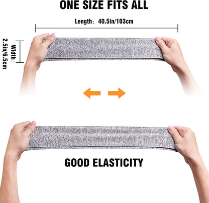 ELV Head Tie Sports Headband 3 Pack Dry Fit Sweatband for Running, Working Out, Crossfit, Yoga, Basketball,Tennis, Athletics and Pirates with Stretch, Moisture Wicking for Men Women Apparel & Accessories > Clothing Accessories > Bandanas & Headties E LV   