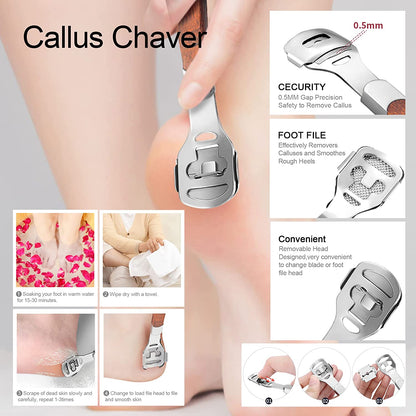 Manicure & Pedicure Kits,Manicure Tools Professional,Thick Toenail Clippers,Cuticle Trimmer,Foot Care Pedicure Callus Shaver Hard Skin Remover,Mens Manicure Set,Manicure Kit for Women,Foot Care. Health & Beauty > Personal Care > Foot Care Generic   