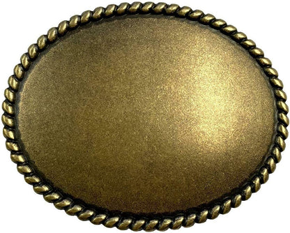 Replacement Belt Buckle Vintage Blank Plain Belt Buckle Fits 1-1/2"(38Mm) Belt Strap-Multi-Style Options Apparel & Accessories > Clothing Accessories > Belt Buckles Belts.com Type Buckle F - H11659 Antique Brass 1-1/2" 