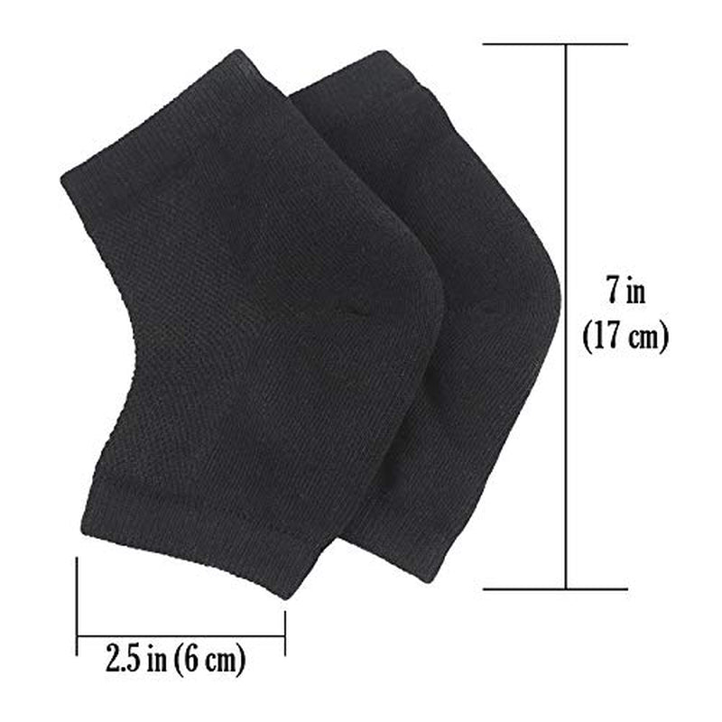 Nado Care Moisturizing Socks Lotion Gel for Dry Cracked Heels - Spa Gel Socks Humectant Moisturizer Heel Balm Foot Care Heel Softener Compression Cotton - 4 Pair Health & Beauty > Personal Care > Foot Care Nado care   