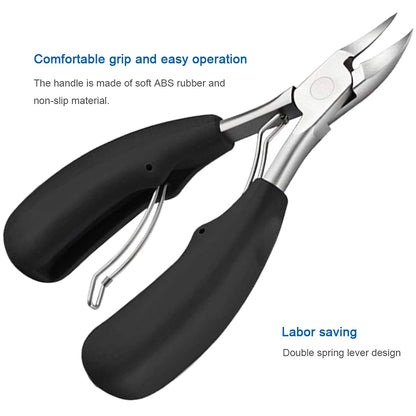Toe Nail Clippers Tool for Thick Nails and Ingrown Toenails (Heavy Duty Toenail Clippers), One of the Large Nail Nipper,Especially Suitable for Seniors Health & Beauty > Personal Care > Cosmetics > Cosmetic Tools > Nail Tools Horsebang   