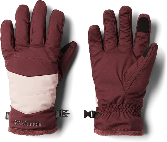 Columbia Womens Mabel Mountain™ Insulated Glove Apparel & Accessories > Clothing Accessories > Gloves & Mittens Columbia Malbec/Mineral Pink/Malbec Medium 