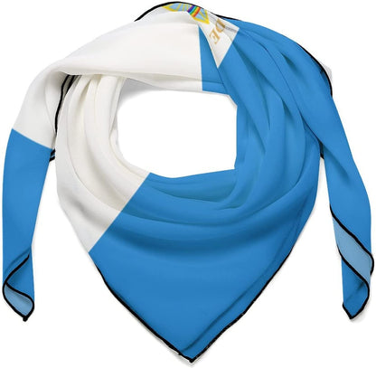 Buonota Ukrainian Flag Fashion Square Scarf Neck Scarf Head Scarf Shawl, Very Suitable for Events, Parties, Weddings, Travel, Birthday Gifts Apparel & Accessories > Clothing Accessories > Scarves & Shawls Buonota White-style-11  