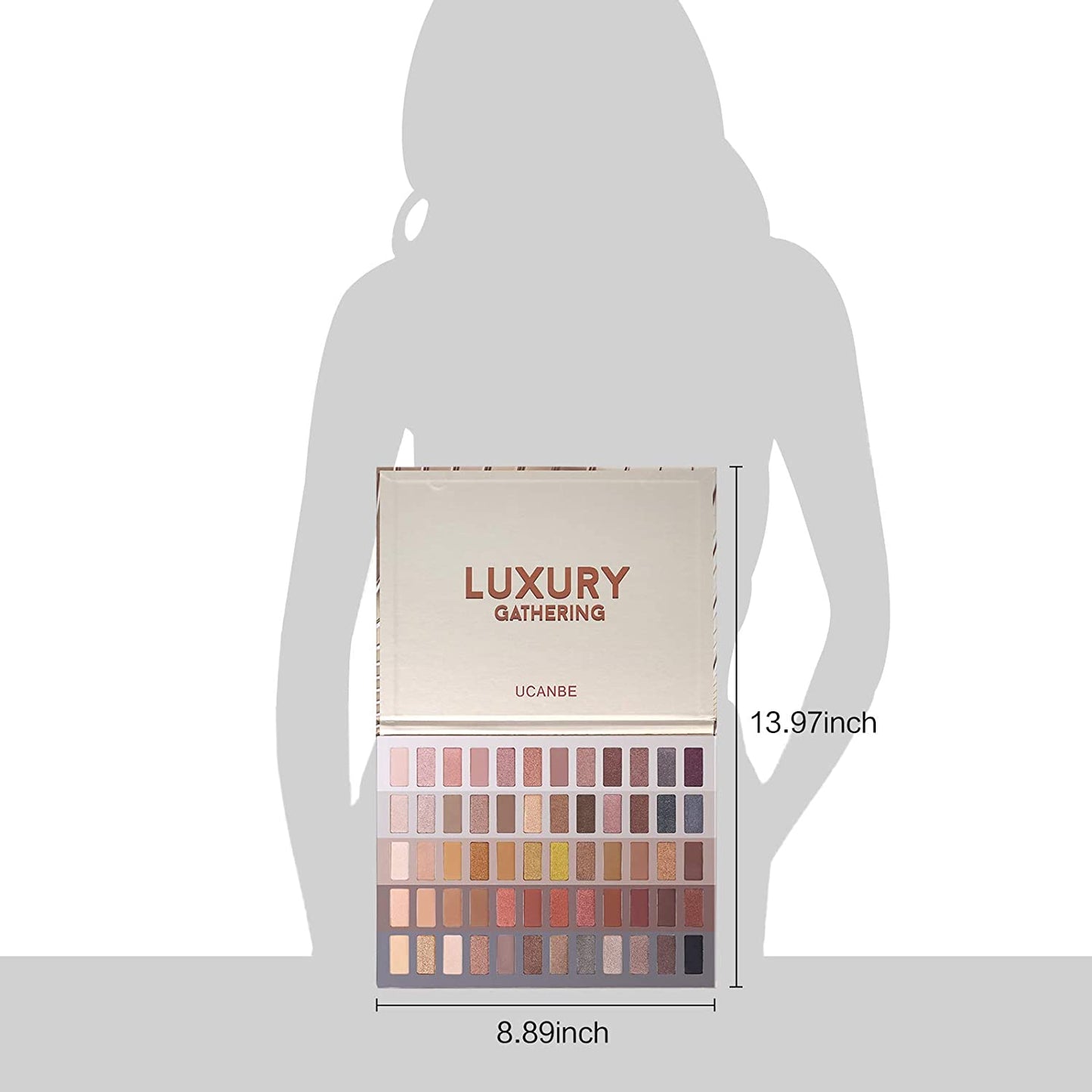 UCANBE 60 Colors Naked Eyeshadow Palette + 15Pcs Makeup Brush Set, All in One Nude Neutral Smokey Makeup Pallet with Brushes Tools, Pigmented Warm Matte Shimmer Powder Eye Shadows Cosmetic Halloween Beauty Kit Health & Beauty > Personal Care > Cosmetics > Cosmetic Tools > Makeup Tools UCANBE   