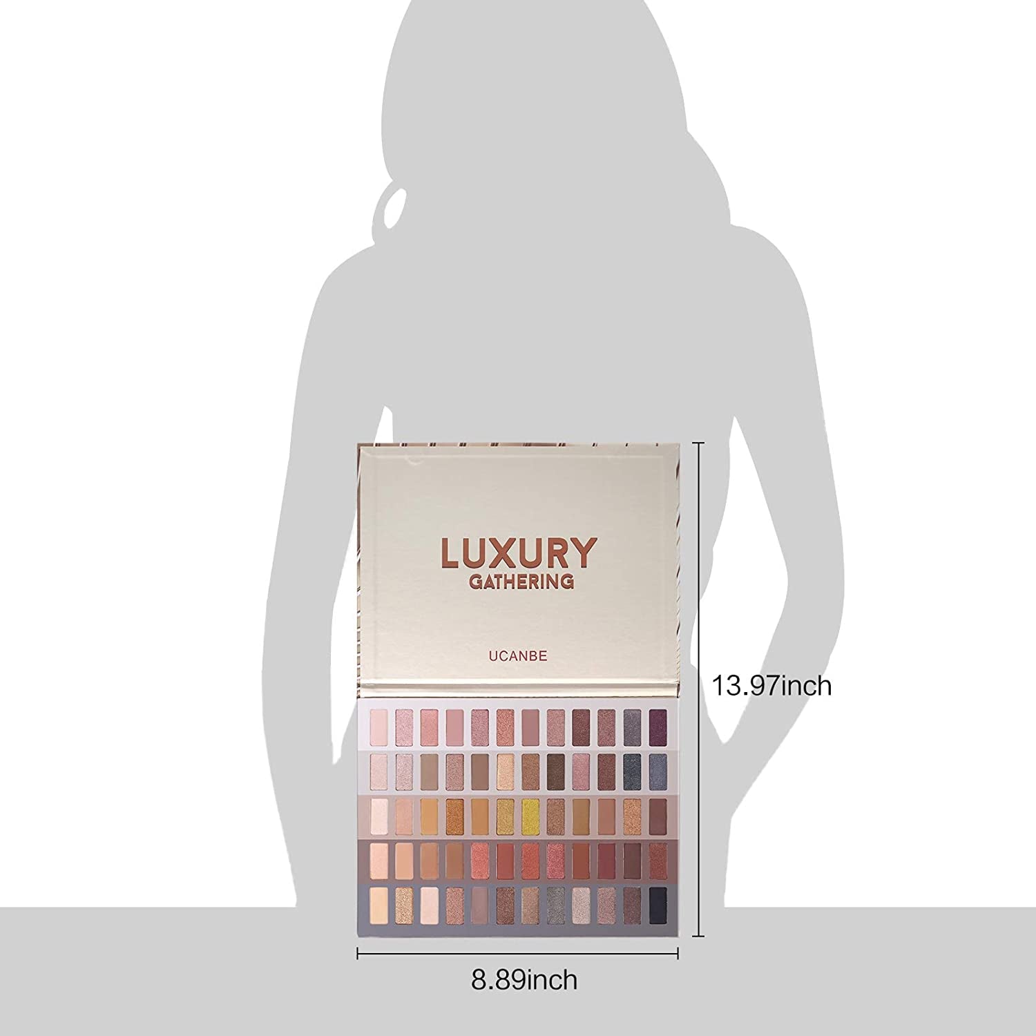 UCANBE 60 Colors Naked Eyeshadow Palette + 15Pcs Makeup Brush Set, All in One Nude Neutral Smokey Makeup Pallet with Brushes Tools, Pigmented Warm Matte Shimmer Powder Eye Shadows Cosmetic Halloween Beauty Kit Health & Beauty > Personal Care > Cosmetics > Cosmetic Tools > Makeup Tools UCANBE   
