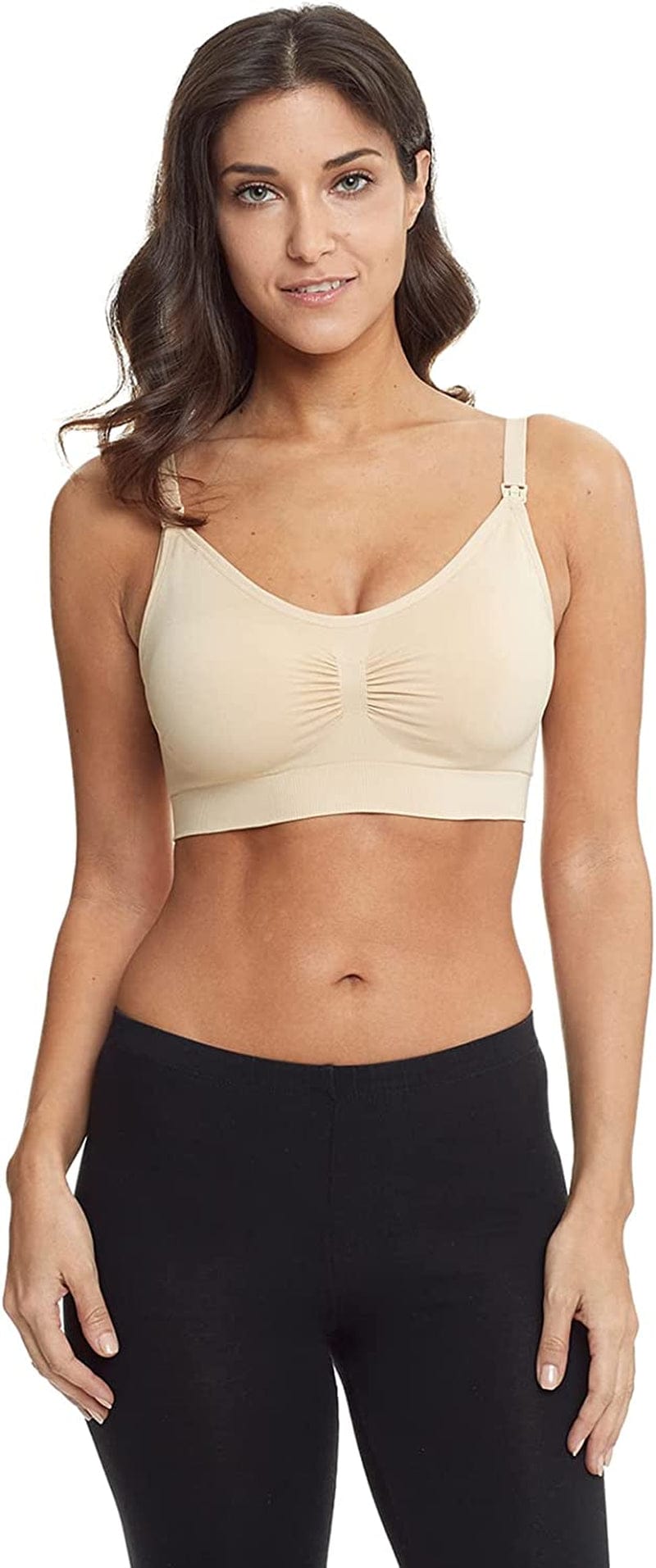 3PACK Full Bust Seamless Nursing Maternity Bras Bralette S-XXL with Extra Bra Extenders & Clips