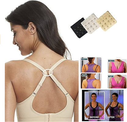 3PACK Full Bust Seamless Nursing Maternity Bras Bralette S-XXL with Extra Bra Extenders & Clips