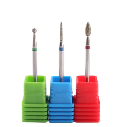 3PCS Cuticle Clean Carbide Nail Drill Bit Diamond Rotary Burrs Electric Nail File for Manicure Pedicure Tools Health & Beauty > Personal Care > Cosmetics > Cosmetic Tools > Nail Tools MZCMSL D  