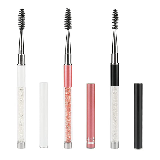 3PCS Eyelash Brushes with Cap,Eye Brow Brush Eyelash Mascara Brushes Wands Applicator Makeup Tools for Travel Health & Beauty > Personal Care > Cosmetics > Cosmetic Tools > Makeup Tools G2PLUS   