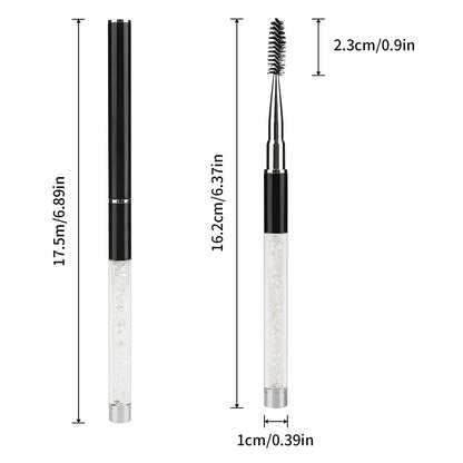 3PCS Eyelash Brushes with Cap,Eye Brow Brush Eyelash Mascara Brushes Wands Applicator Makeup Tools for Travel Health & Beauty > Personal Care > Cosmetics > Cosmetic Tools > Makeup Tools G2PLUS   