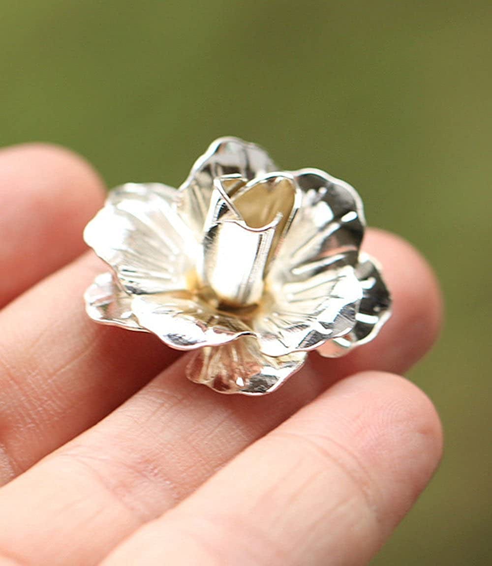 3PCS Men'S Rose Golden Flower Lapel Stick Brooch Pins for Sui,Black/Sliver/Gold