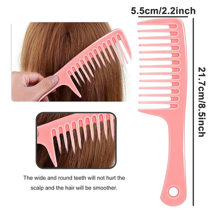 3Pcs Wide Tooth Detangling Comb : Wide Tooth Comb and Large Hair Detangling Comb,Durable Hair Brush for Best Styling and Professional Hair Care, Suitable for Curly Hair, Long Hair, Wet Hair,Wide Tooth Comb for Curly Hair (Pink|Blue|Black) Health & Beauty > Personal Care > Hair Care Trati   