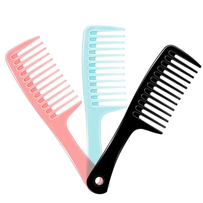 3Pcs Wide Tooth Detangling Comb : Wide Tooth Comb and Large Hair Detangling Comb,Durable Hair Brush for Best Styling and Professional Hair Care, Suitable for Curly Hair, Long Hair, Wet Hair,Wide Tooth Comb for Curly Hair (Pink|Blue|Black) Health & Beauty > Personal Care > Hair Care Trati   