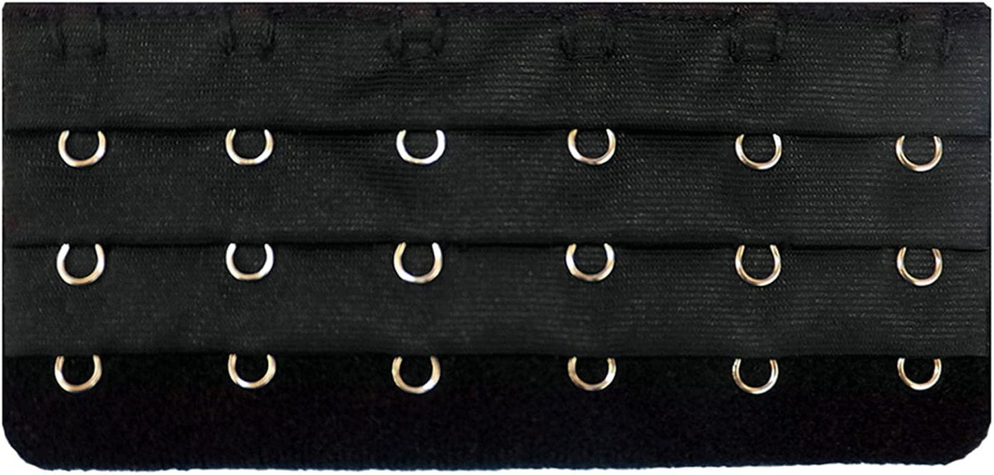 3Pcs Women'S Bra Band Extender 6-Hook plus Size Spacing Bra Extension Straps