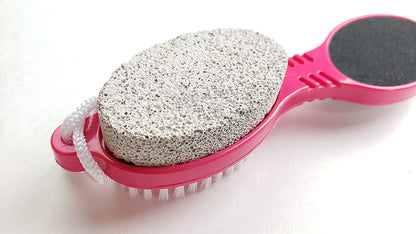 4 in 1 the Pedi Care Stick 4 Sided Pedicure Paddle Metal File and Emery Board Tool with Pumice Stone for Feet by Dreamcut Health & Beauty > Personal Care > Foot Care DreamCut   