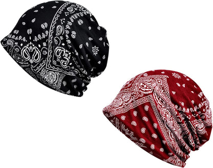 4 PCS Women Baggy Slouchy Beanie Chemo Hat Cap Slouchy Snood Hat Cancer Headwear… Apparel & Accessories > Clothing Accessories > Headwear Waybas 1 Pc Wine Red + 1 Pc Black  