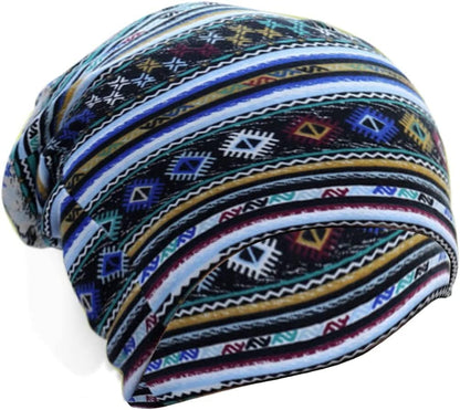 4 PCS Women Baggy Slouchy Beanie Chemo Hat Cap Slouchy Snood Hat Cancer Headwear… Apparel & Accessories > Clothing Accessories > Headwear Waybas 1 Pc Striped Blue  