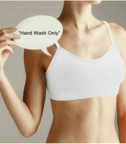 4 Pieces V Neck Bralettes Wireless Cami Bra Tank Top Bra Sports Bra for Women Girls Apparel & Accessories > Clothing > Underwear & Socks > Bras Kylie Max   