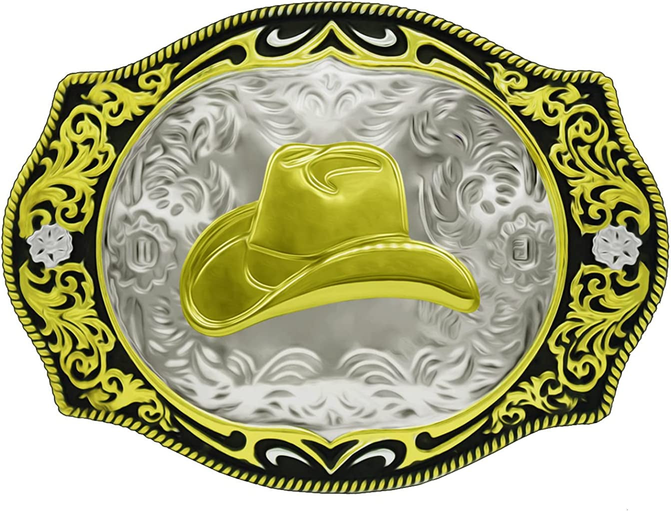 Moranse Religion Cross Cowboy Kneeling Prayer and Horse Design Belt Buckles Apparel & Accessories > Clothing Accessories > Belt Buckles Moranse Cowboy Hat  