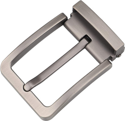 Mcfanbe 1.5 Inches (38-40 Mm) Belt Buckle Single Prong Square Replacement Buckle for Men Women Belt Apparel & Accessories > Clothing Accessories > Belt Buckles McFanBe Grey18  