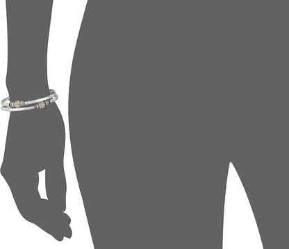 NINE WEST Women'S Tri Tone Bangle Bracelet Apparel & Accessories > Jewelry > Bracelets NINE WEST   