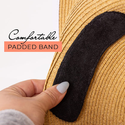 Sun 'N' Sand Women'S French Laundry Sun Hat - UPF 50+ - Backless, Foldable, and Packable 4” Brim Hat - One Size Apparel & Accessories > Clothing Accessories > Headwear Sun 'N' Sand   