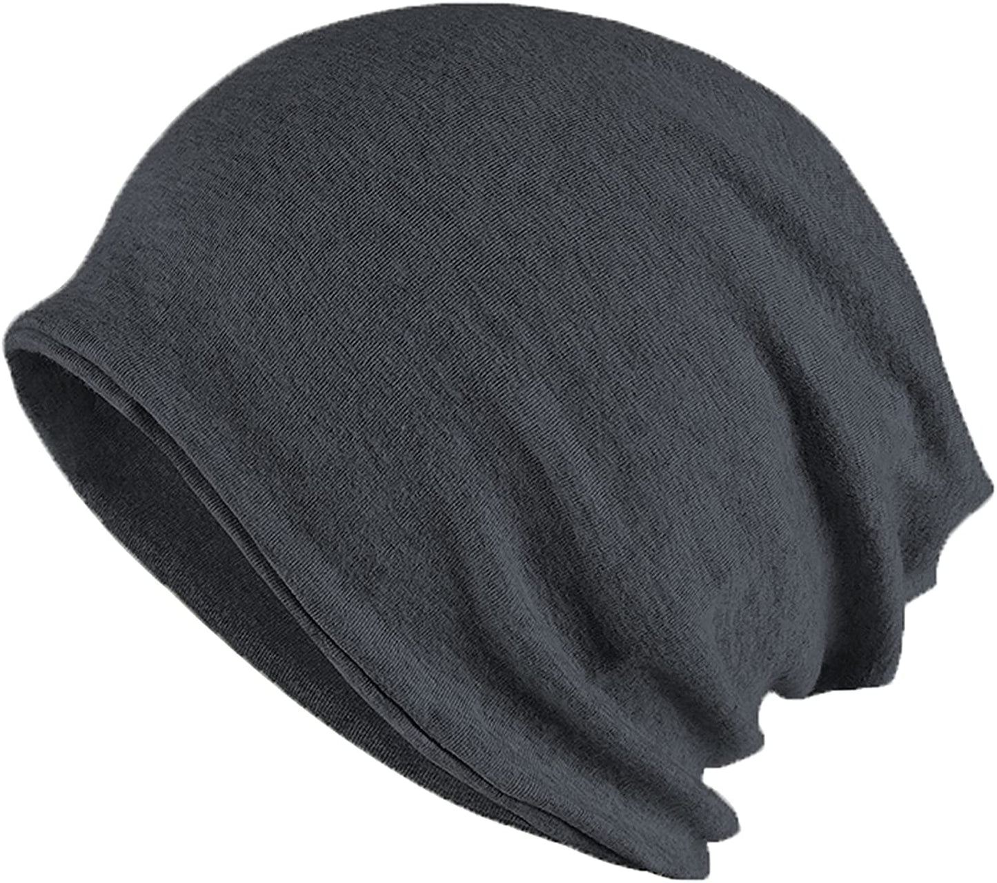 ELLEWIN Cotton Slouchy Beanie Hip-Hop Soft Lightweight Running Beanie Adult Dwarf Hats Chemo Cap for Men Women Apparel & Accessories > Clothing Accessories > Headwear Does Not Apply   