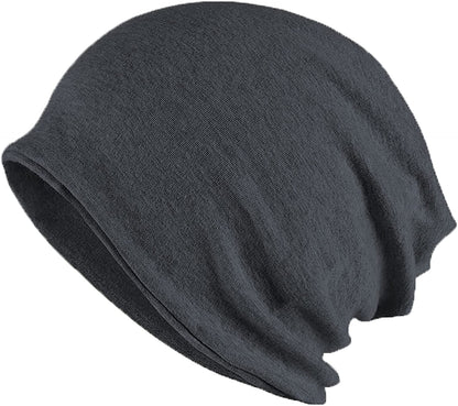 ELLEWIN Cotton Slouchy Beanie Hip-Hop Soft Lightweight Running Beanie Adult Dwarf Hats Chemo Cap for Men Women Apparel & Accessories > Clothing Accessories > Headwear Does Not Apply   