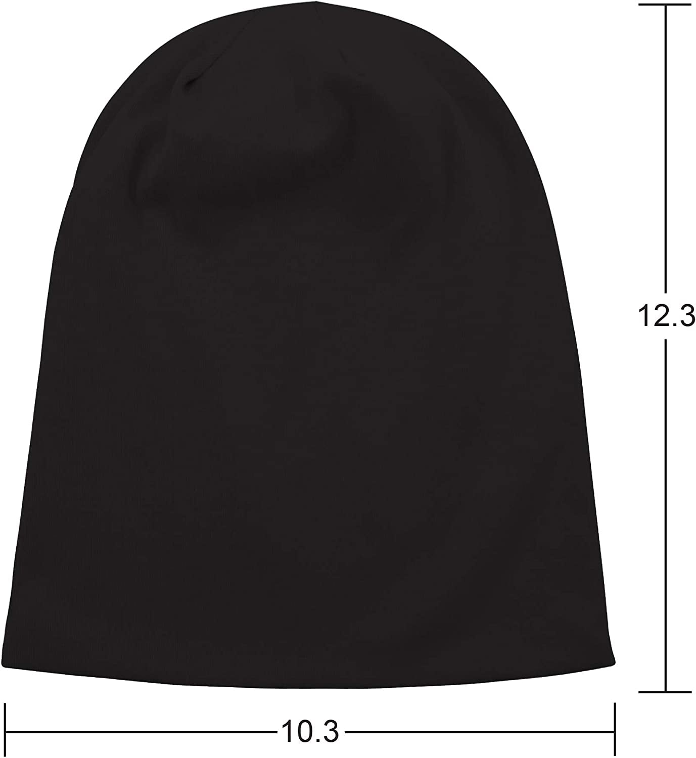 Century Star Unisex Baggy Lightweight Hip-Hop Soft Cotton Slouchy Stretch Beanie Hat Apparel & Accessories > Clothing Accessories > Headwear Century Star   