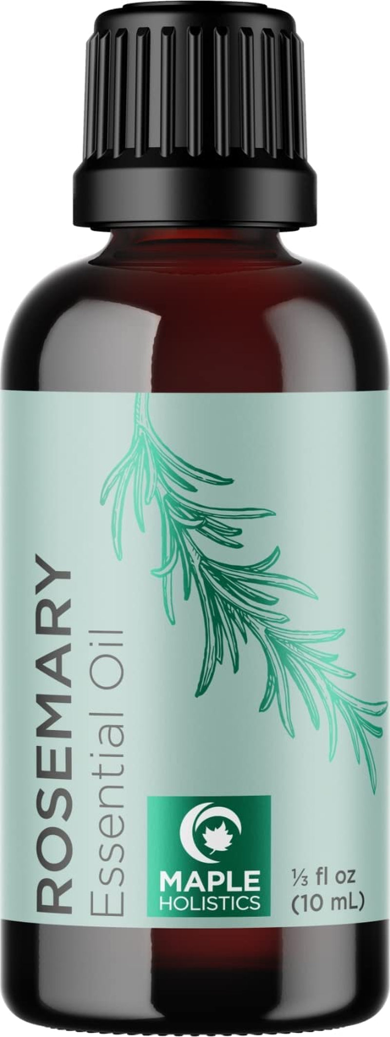 Pure Rosemary Oil for Hair Care - Volumizing Aromatherapy Rosemary Essential Oil for Diffuser plus Hair Skin and Nail Care - Nourishing Rosemary Hair Oil for Enhanced Shine and Dry Scalp Care 2Oz Health & Beauty > Personal Care > Hair Care Maple Holistics Rosemary 0.33 Fl Oz (Pack of 1) 