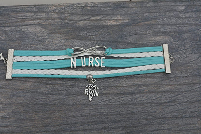 Infinity Collection Nurse Bracelet, Nurse Charm Bracelet Makes Perfect Nurse Gifts Apparel & Accessories > Jewelry > Bracelets Infinity Collection   