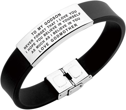 FALOGIJE to My Godson Goddaughter Gifts Bracelet Apparel & Accessories > Jewelry > Bracelets FALOGIJE   