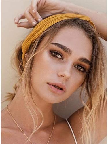 DRESHOW 8 Pack Headbands for Women Criss Cross Vintage Head Wrap Boho Headband Twisted Elastic Hair Accessories Apparel & Accessories > Clothing Accessories > Bandanas & Headties DRESHOW   