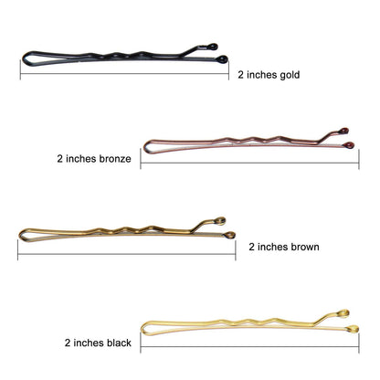 Bobby Pins Set of 96 - Hair Care High-Grade Clip, Multicolors Hairpin, Safe Rounded Tips, Peel-Resistant Double Coating, Ultra Durable Premium Bobbie Pins Set Health & Beauty > Personal Care > Hair Care Onwon   