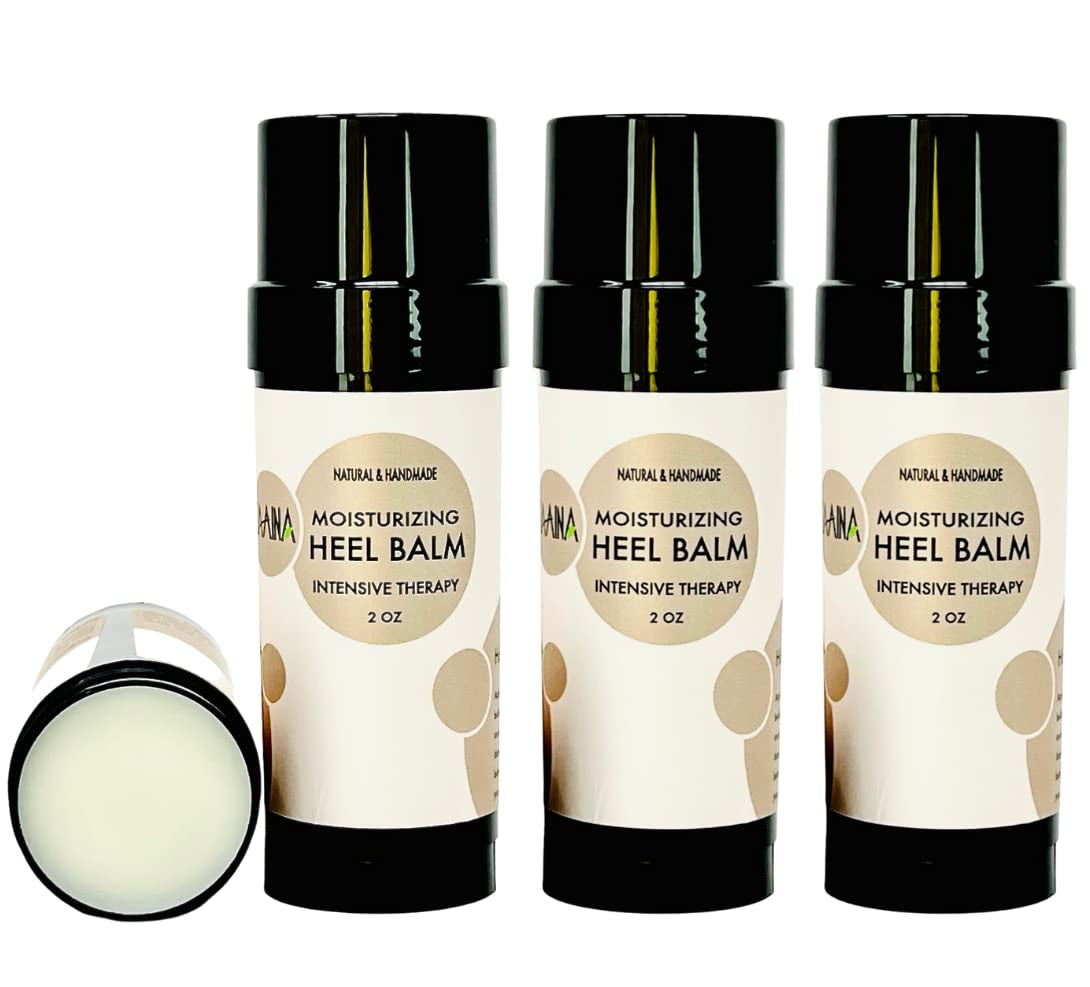 Heel Balm Stick 100% Natural, Miracle Foot Cream for Fast Relief, Intensive Moisturizing Foot Care Therapy Heel Balm for Dry, Cracked Heels, Feet, Elbow, Knees, Pedicures, Natural Foot Care 2 Ounce by ZAAINA Health & Beauty > Personal Care > Foot Care Zaaina 2 Ounce (Pack of 3)  