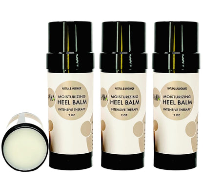 Heel Balm Stick 100% Natural, Miracle Foot Cream for Fast Relief, Intensive Moisturizing Foot Care Therapy Heel Balm for Dry, Cracked Heels, Feet, Elbow, Knees, Pedicures, Natural Foot Care 2 Ounce by ZAAINA Health & Beauty > Personal Care > Foot Care Zaaina 2 Ounce (Pack of 3)  