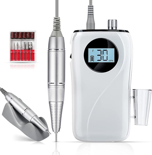 LONOOE Electric Acrylic Nail Drill Machine-Upgraded 30000Rpm High-Speed Rechargeable Efile Electric Nail Drill Set for Acrylic Gel Nails,Professional Electric Grinder Tool for Salon Use or Home DIY Health & Beauty > Personal Care > Cosmetics > Cosmetic Tools > Nail Tools UiiWout wecd   