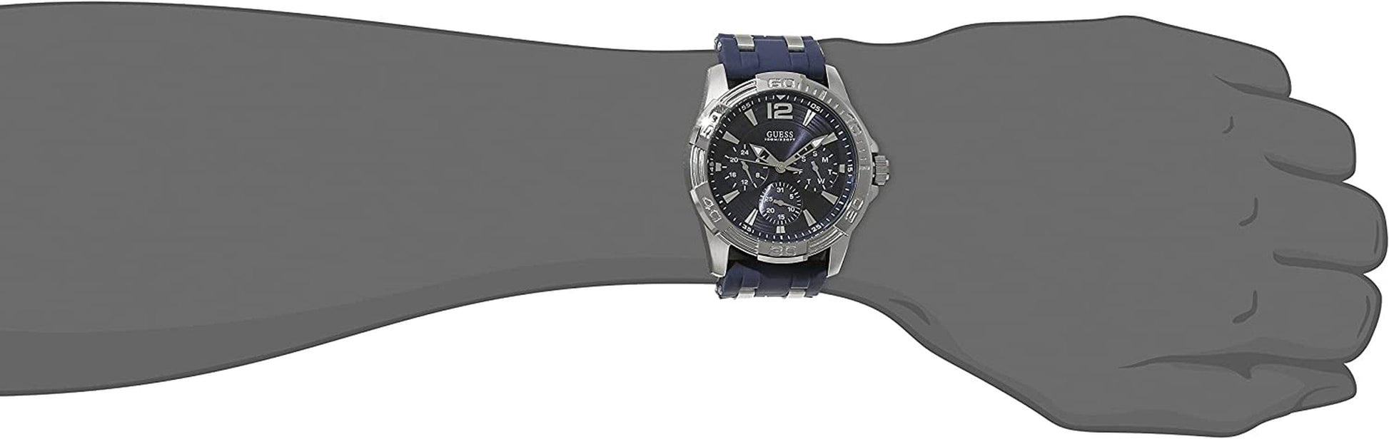 43.5MM Silicone Sport Watch