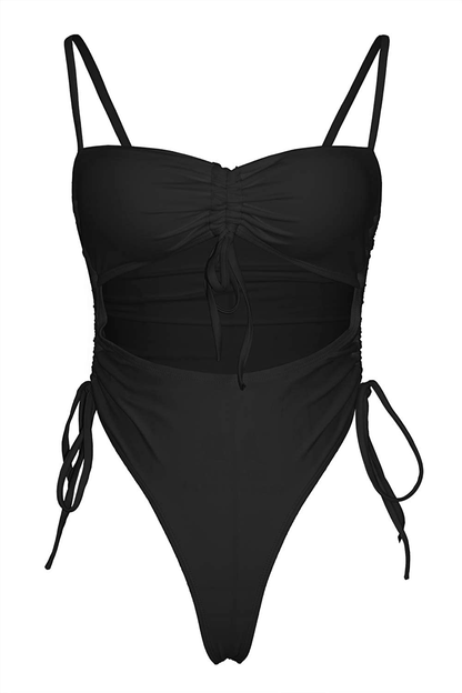 Ioiom Womens Sexy High Waisted One Piece Swimsuit Tummy Control Swimwear Apparel & Accessories > Clothing > Swimwear Kylie Max   