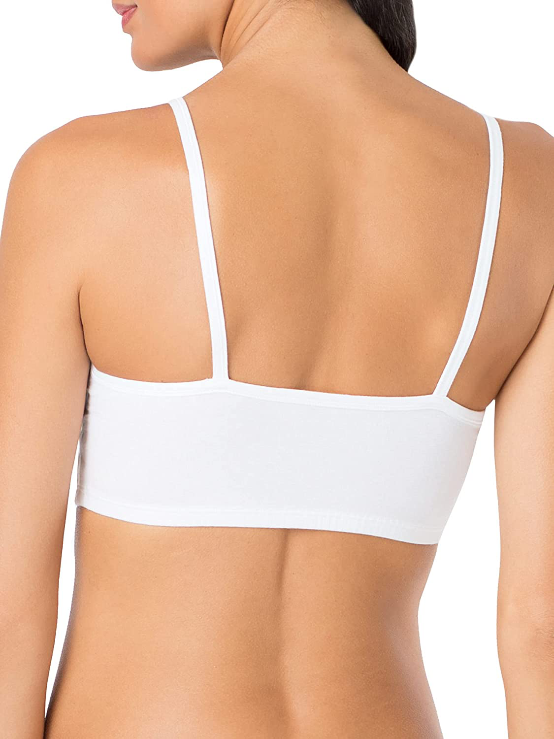 Fruit of the Loom Women'S Spaghetti Strap Cotton Pullover Sports Bra Apparel & Accessories > Clothing > Underwear & Socks > Bras Kylie Max   