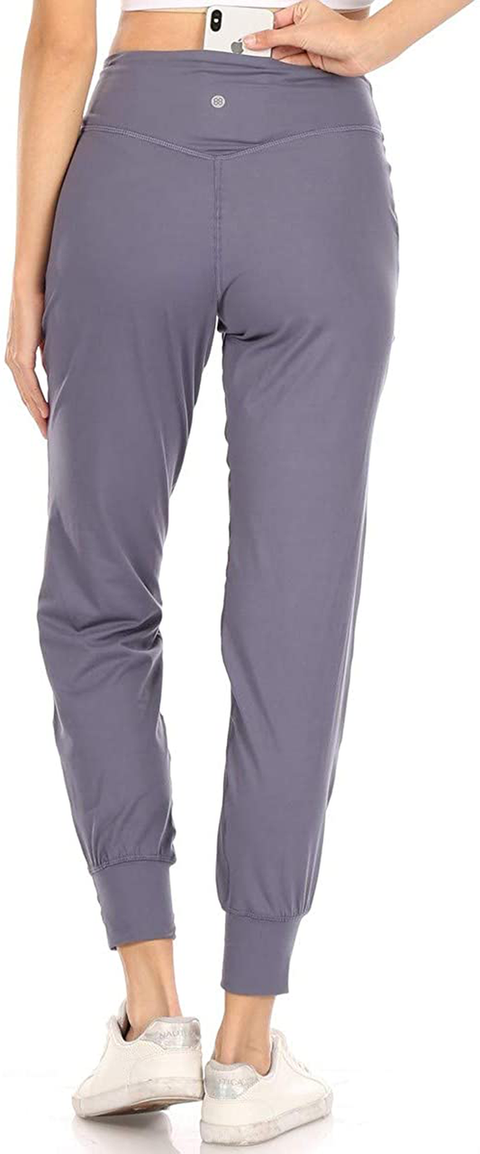 Leggings Depot Women'S Printed Solid Activewear Jogger Track Cuff Sweatpants Apparel & Accessories > Clothing > Activewear Kylie Max   